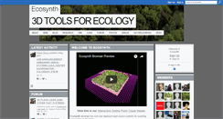 Desktop Screenshot of ecosynth.org